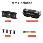 aMagisn Metal Magnetic Quick Release Kit For GoPro HERO12 Black /11 Black /11 Black mini /10 Black /9 Black /8 Black / Max