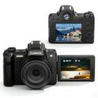 HD Retro Digital Camcorder Camera Portable Micro DSLR Camera, DC101 + Microphone, DC101 + Fill Light, DC101 + Microphone + Fill Light