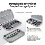 For DJI Osmo Action 6 aMagisn Medium Hard Shell Carrying Case with Removable Foam Insert, For DJI Osmo Action 6