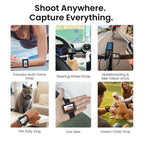 For DJI Osmo Nano Vision Dock aMagisn Silicone Case With Multifunctional Wrist Strap
