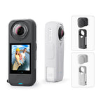 For Insta360 X4 Air Camera, aMagisn Silicone Case Black, aMagisn Silicone Case Gray, aMagisn Silicone Case & Lens Cap Black, aMagisn Silicone Case & Lens Cap Gray