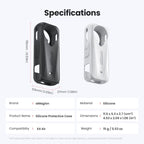 For Insta360 X4 Air Camera, aMagisn Silicone Case Black, aMagisn Silicone Case Gray, aMagisn Silicone Case & Lens Cap Black, aMagisn Silicone Case & Lens Cap Gray