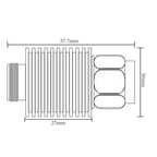 N-Type 10W Coaxial Fixed Attenuator Male To Female RF Coaxial Plug, DC-3G 1dB, DC-3G 2dB, DC-3G 3dB, DC-3G 5dB, DC-3G 6dB, DC-3G 10dB, DC-3G 15dB, DC-3G 20dB, DC-3G 25dB, DC-3G 30dB, DC-3G 40dB, DC-3G 50dB, DC-4G 1dB, DC-4G 2dB, DC-4G 3dB, DC-4G 5dB   ...