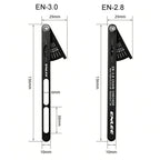ENLEE Bike Chain Checker Chain Wear Measurement Tool, Standard, Hollow