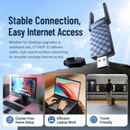 COMFAST CF-943F V2 AX900 WiFi 6 Bluetooth 5.4 USB Adapter Dual-Band Wireless Network Card, CF-943F V2