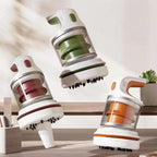 Mini Desktop Vacuum Cleaner 2-Speed USB Rechargeable, for Eraser Shavings & Keyboard Dust with Brush Nozzle