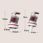 Mini Desktop Vacuum Cleaner 2-Speed USB Rechargeable, for Eraser Shavings & Keyboard Dust with Brush Nozzle