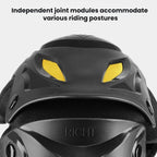 SULAITE Winter Thickened Warm Motorcycle Riding Windproof Gear, Knee Pads 2pcs /Set, Elbow Pads 2pcs /Set, Protective Gear 4pcs /Set