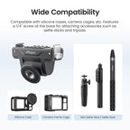 AMagisn Adjustable Quick Release Adapter For DJI Osmo 360/Action 5 Pro/4/3 - 4-Level Fast Perspective Switch, PD15