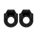 ENLEE 2pcs Bike Crank Protector MTB Chainring Guard, A Black, B Black, A White, B White, A Orange, B Orange