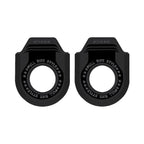ENLEE 2pcs Bike Crank Protector MTB Chainring Guard, A Black, B Black, A White, B White, A Orange, B Orange
