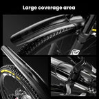 ENLEE MTB-002 Downhill Mountain Bike Fenders Universal Front & Rear Mudguards, Single, Double