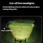 ENLEE EN-22 IP66 Waterproof High-Brightness Bike Headlight Anti-Glare Night Riding Light, 1600LM Black, 1600LM Grey, 2000LM Black, 2000LM Grey