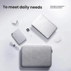 PU Suede Laptop Sleeve Case Business Notebook & Tablet Protective Inner Bag with Soft Lining, BUBM 13-inch, BUBM 14 Inch