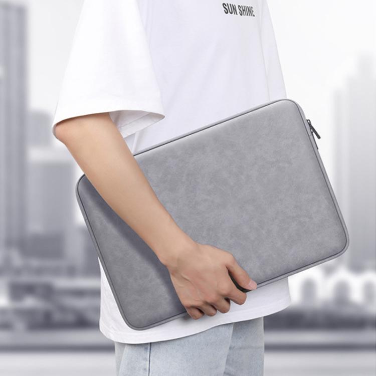 PU Suede Laptop Sleeve Case Business Notebook & Tablet Protective Inner Bag with Soft Lining, BUBM 13-inch, BUBM 14 Inch