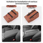 Car Cup Holder Armrest Storage Box Multi-Functional Organizer