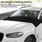 Car Windshield Anti-leaf Bird Droppings Wiper Dust Cover, 186x48cm, 154x37cm