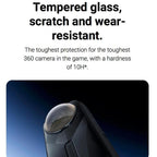 For Insta360 X5 2pcs /Box Panoramic Action Camera Filters Neutral Density Filters Glass Protective Filters, ND16, ND32, ND64