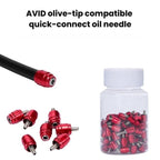ENLEE Quick-Release Bike Hydraulic Needle & Olive For SRAM & AVID Brakes, 4sets, 100sets