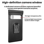 Bicycle/Motorcycle Waterproof Bag Phone Holder, F1-C Handlebar Mount, F1-M Rearview Mirror Mount