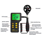 SMART SENSOR Anemometer With Carrying Toolbox, SmartSensor AR836+