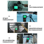 SMART SENSOR Anemometer With Carrying Toolbox, SmartSensor AR836+