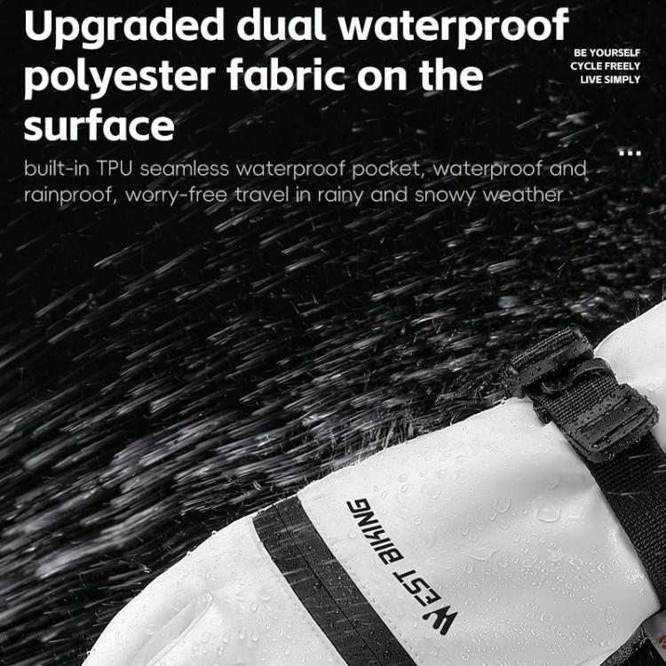 WEST BIKING Touchscreen Ski Gloves Windproof & Waterproof Winter Gloves with Anti-Slip Palm, Zipper Pocket for Snow Pass, S, M, L, XL