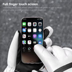 WEST BIKING Touchscreen Ski Gloves Windproof & Waterproof Winter Gloves with Anti-Slip Palm, Zipper Pocket for Snow Pass, S, M, L, XL