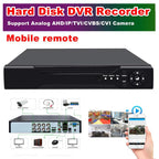 5-In-1 Hybrid Security DVR Recorder 1080N High Definition Home CCTV System For Analog/AHD/CVI/TVI/IP Cameras, 4CH, 8CH