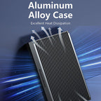 M.2 Disk Array Enclosure NVMe / SATA Dual-Protocol RAID Portable SSD Enclosure 20Gbps Offline Copy, DB280A3