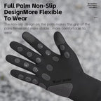 WEST BIKING Touchscreen Winter Bicycle Gloves Fleece-Lined Full Finger Thermal Gloves for Road Biking
