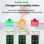 SMART SENSOR Rechargeable Formaldehyde Environmental Air Quality Alarm Detector, ST8306