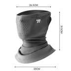 WEST BIKING Winter Ear-Loop Face Mask Double Layer Fleece Windproof Neck Gaiter for Cycling, Free Size