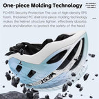 WEST BIKING Youth Bike Helmet for Road & Mountain Cycling with Anion Liner, Magnetic Buckle, 48-52cm
