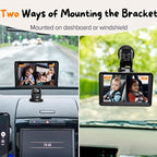7 Inch Dual-Lens Car Baby Monitor Infrared Night Vision Camera
