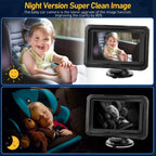 4.3 Inch 1080P HD Car Baby Monitor Infrared Night Vision Camera, With Cigarette Lighter, With USB