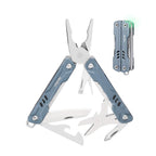 NexTool S11 Mini Sailor 11-In-1 Outdoor Multi Tool Pocket Knife Folding Pliers Wire Cutters EDC Survival Kit, S11 Blue, S11 Black