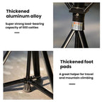 Outdoor Multi-Functional Lightweight Non-Slip Hiking Stick/Stool