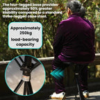 Outdoor Multi-Functional Lightweight Non-Slip Hiking Stick/Stool