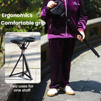 Outdoor Multi-Functional Lightweight Non-Slip Hiking Stick/Stool