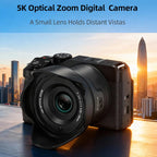 G650 5K / 72MP WiFi Digital Video Camera Camcorder 2.8 Inch IPS Screen 12X Optical Zoom, G650