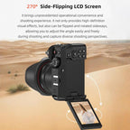 G650 5K / 72MP WiFi Digital Video Camera Camcorder 2.8 Inch IPS Screen 12X Optical Zoom, G650