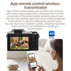 D27 4K Vlogging Camera 64MP Photo, 6x Optical Zoom, 180-Degree Flip Screen & WiFi Connectivity, D27 Black, D27 Brown