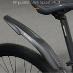 WEST BIKING Extra Wide & Long Mountain Bike Fenders, Full Coverage Mud Guards for 20 22 24 Inch Bicycles