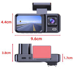 G98 HD 1080P Dash Camera Infrared DVR Recorder, Front + Inside, Front + Inside + Rear