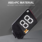 WEST BIKING USB-C Rechargeable Bicycle Number Plate Light 3 Light Modes, Adjustable Number 0-99