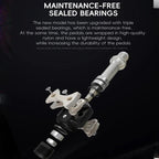 WEST BIKING Bicycle Road Bike Lock Pedal Double-Sided Lock 3 Bearing Bike Pedals