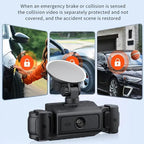 A7 1080P Dash Camera HD Night Vision Car Recorder, Front+Left+Right, Front+Left+Right+Rear