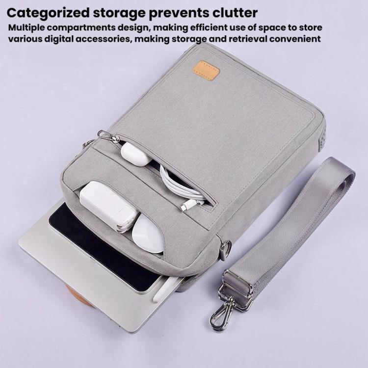 Laptop Carrying Case Tablet Inner Sleeve Single-Shoulder Crossbody Bag, 10.8-11.5 inch, 12-13 inch
