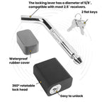 Square-Head Car Safety Trailer Lock Automotive Lock Modification Accessory, Square-Head